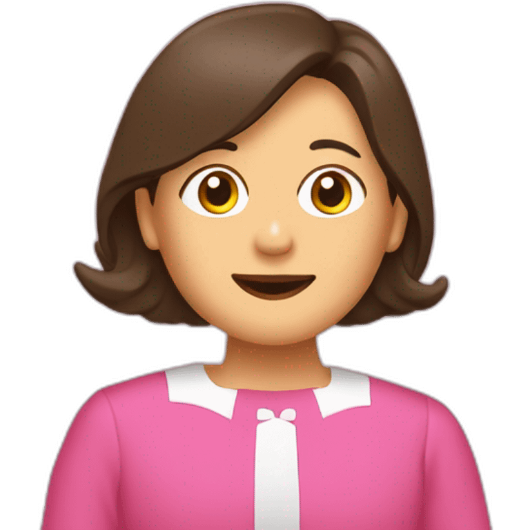 leni robredo in pink emoji