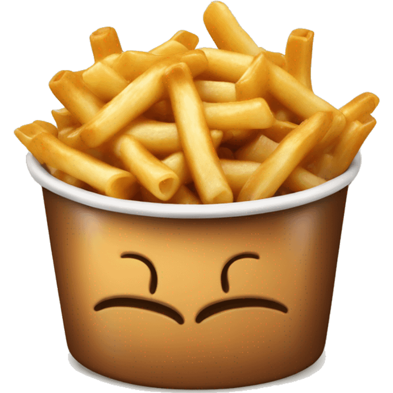 Poutine qui mange des pâtes? emoji