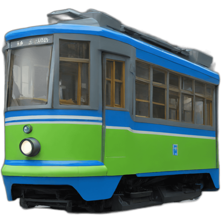 blue ZET tram emoji