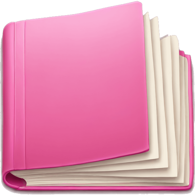 pink book emoji