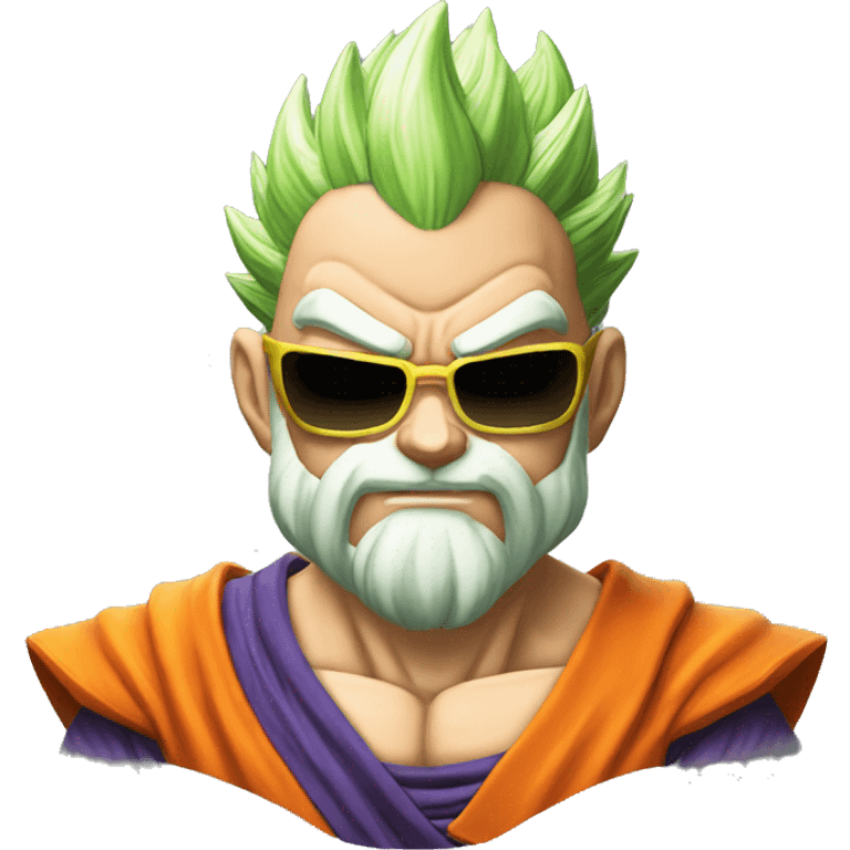 Végéta de dragon ball emoji