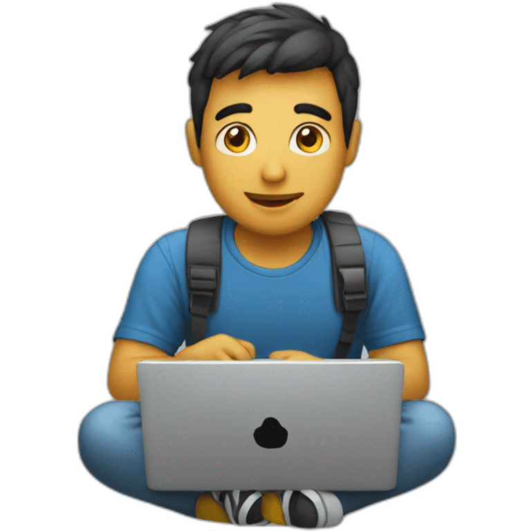 guy-coding-on-laptop emoji