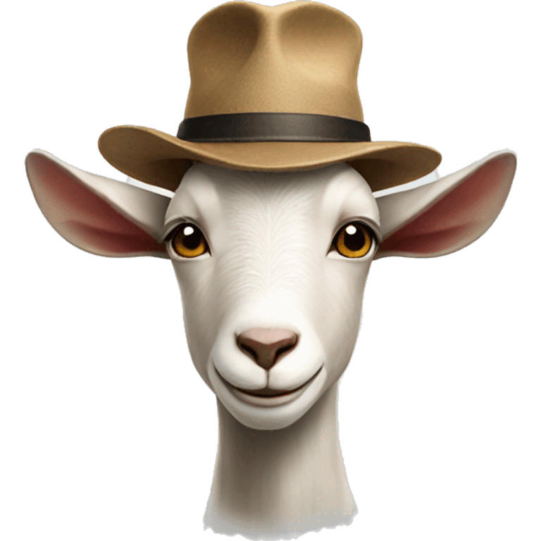 goat with a hat emoji