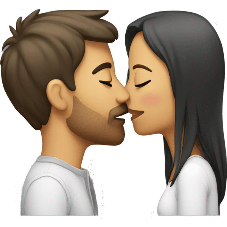 Couple kissing emoji