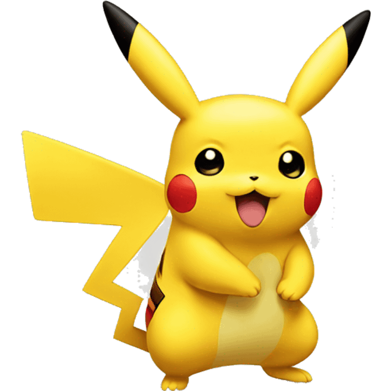 Desenho do Pikachu dando joinha emoji