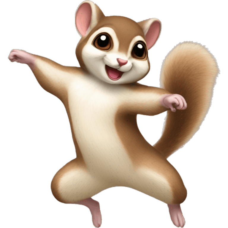 flying squirrel dancing emoji