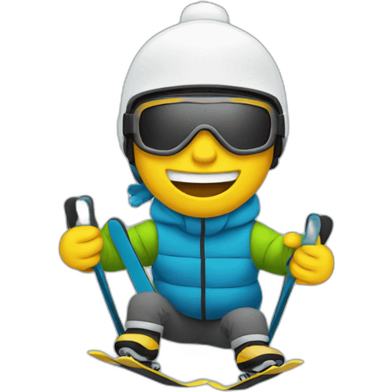 skier emoji