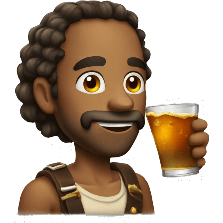 drinking rum emoji