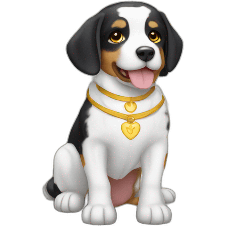 Appenzeller Sennenhund as angel emoji