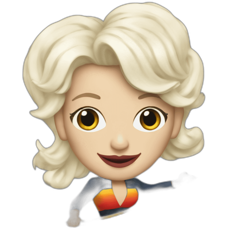 Pablo picasso Dolly parton surfing emoji