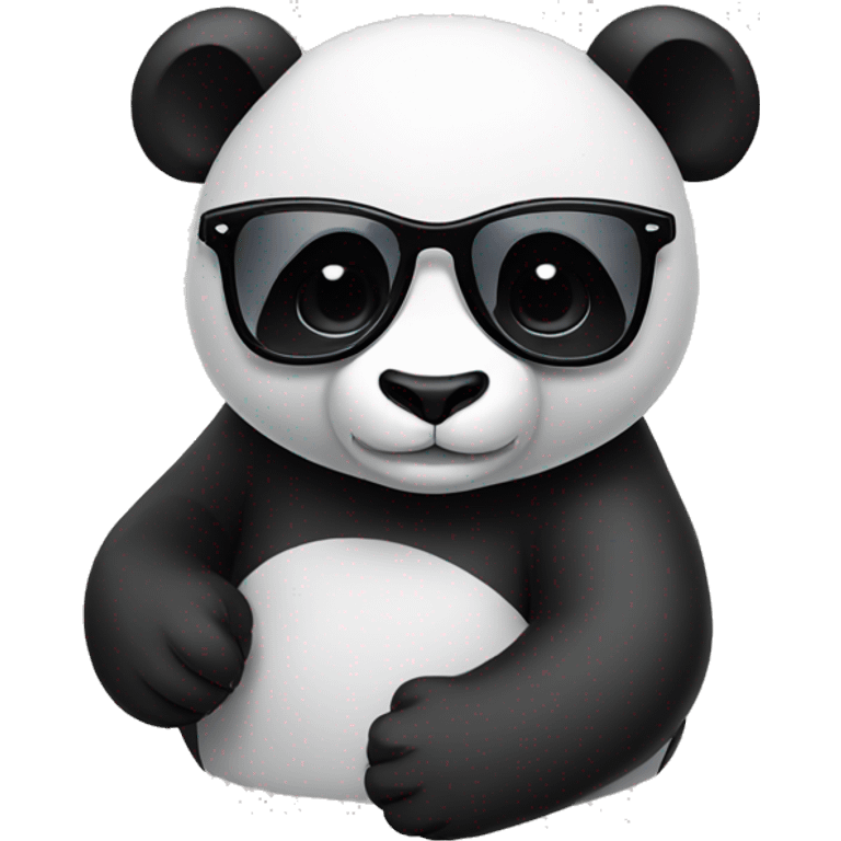 panda with sunglasses emoji