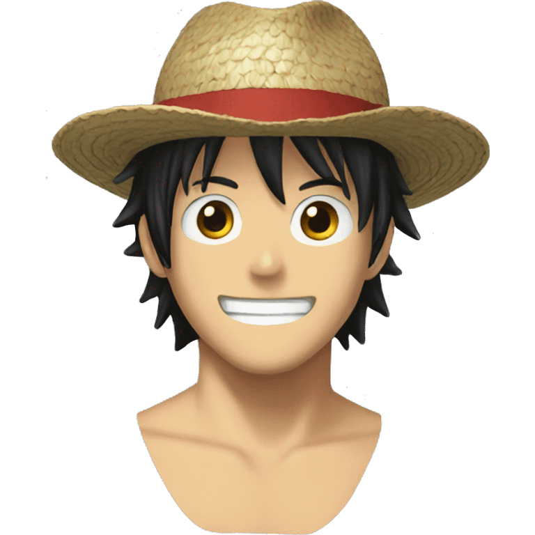 The hat for Luffy from one piece emoji