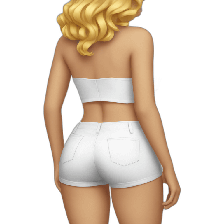 white-woman-butt emoji