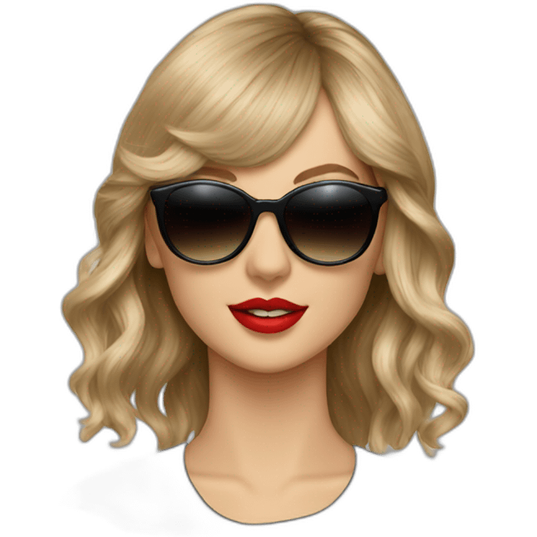 taylor swift wearing sunglasses emoji