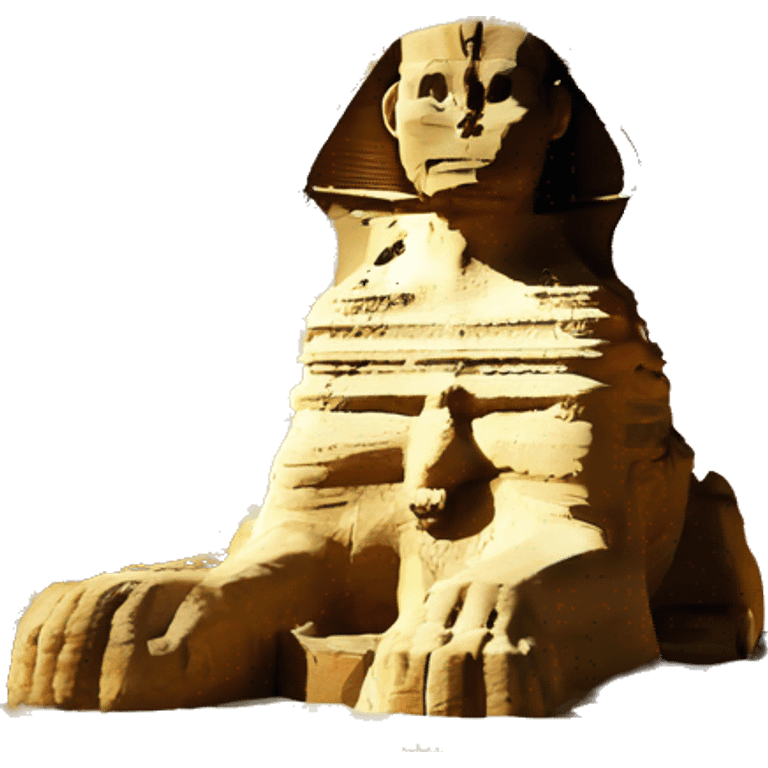 egypt pyramid and sphinx emoji