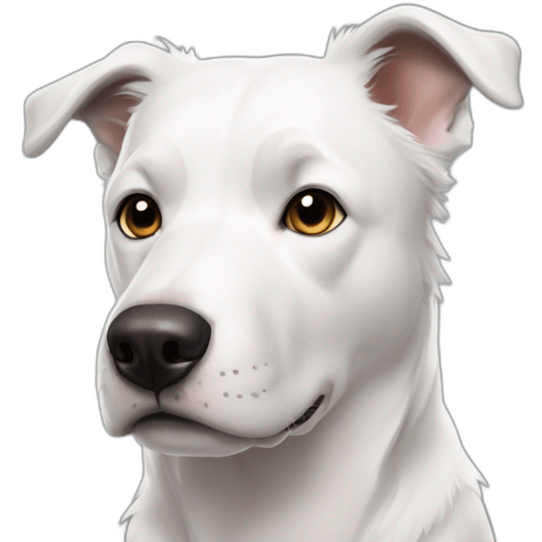 short-hair, black-and-white, border-collie-american-bulldog, white-fur-around-left-eye emoji