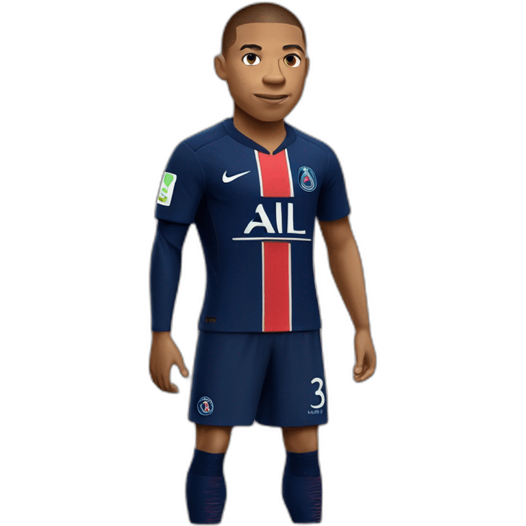 kylian mbappe, psg, buff, world cup, soccer emoji