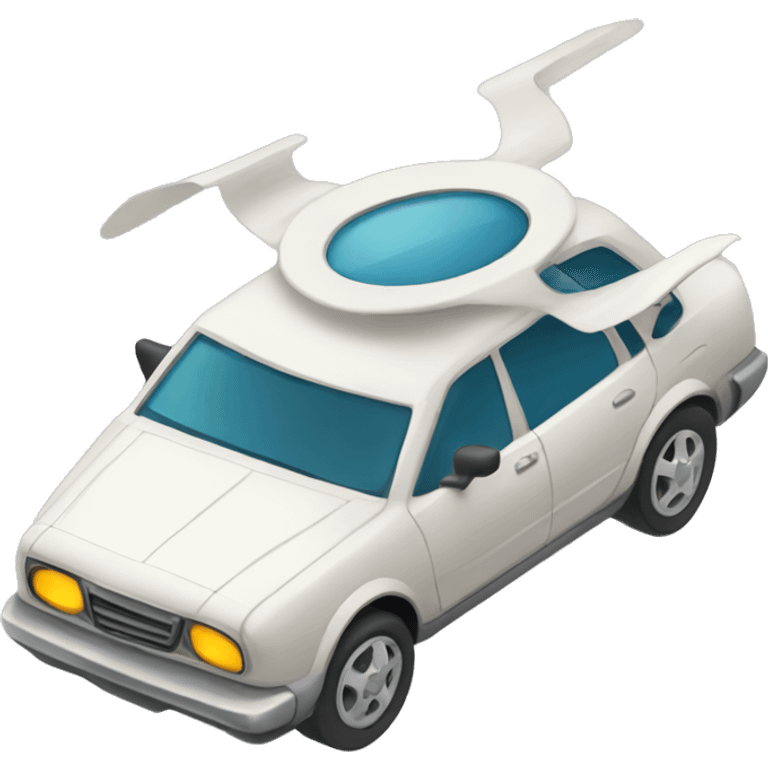 Flying car emoji