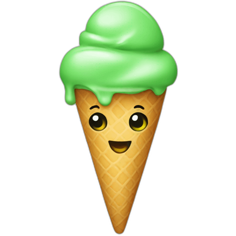 ice cream green emoji