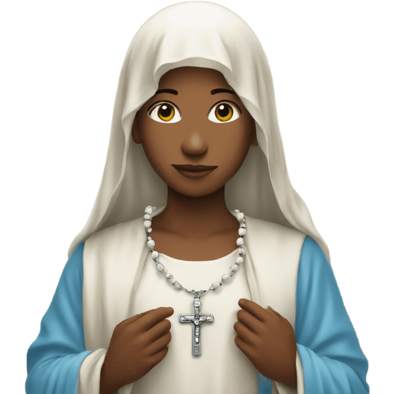 Beautiful rosary emoji