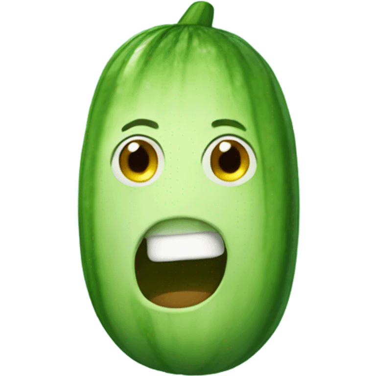 Cucumber person emoji