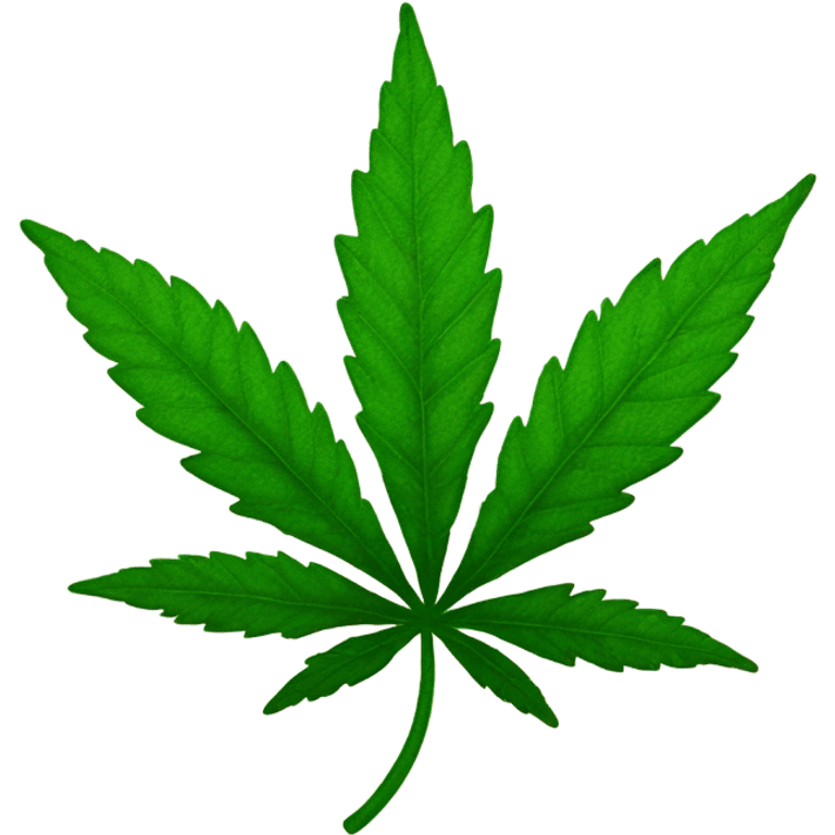 Weed leaf emoji