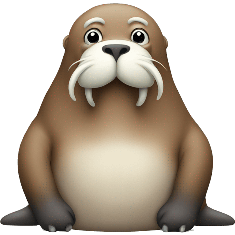 Walrus sitting  emoji