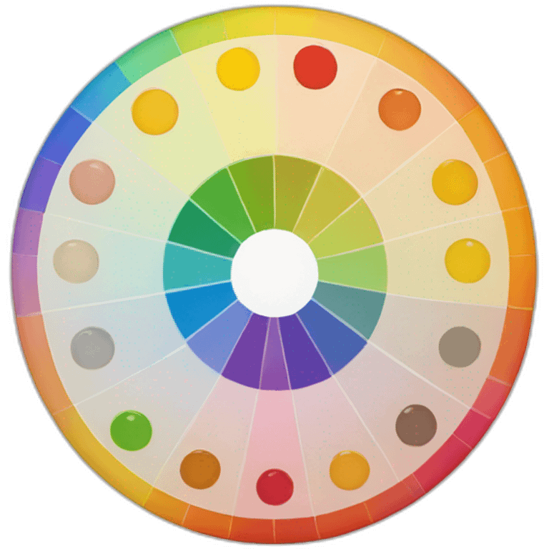 color wheel emoji