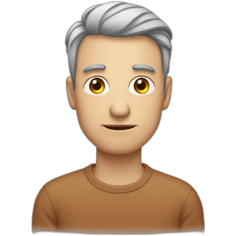 man with cognitive disorder emoji