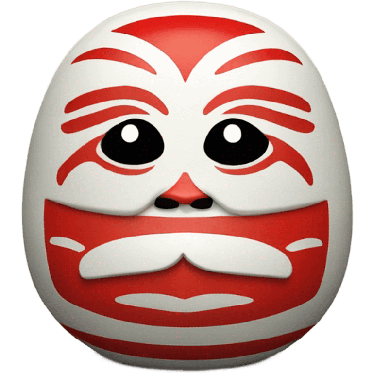 daruma japan figurine emoji