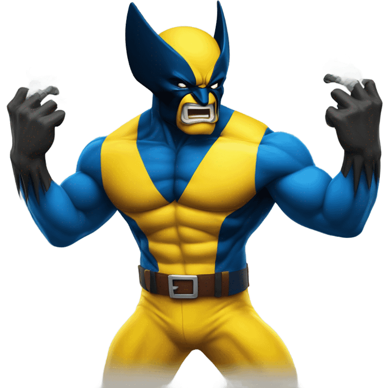 Wolverine smoking  emoji