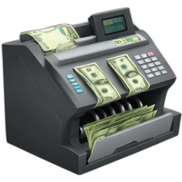 money counter from side emoji