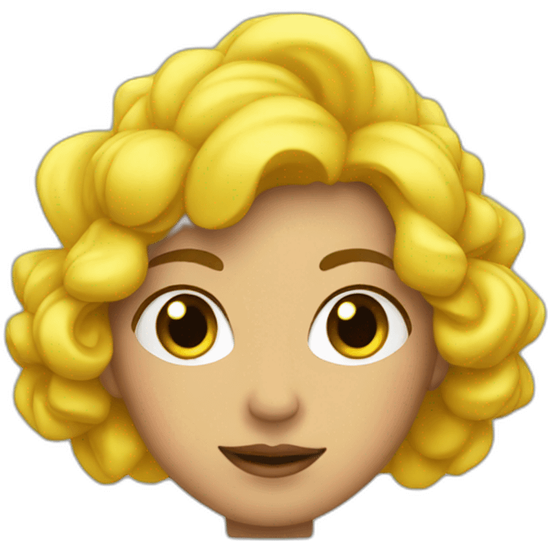 Rosa amarilla emoji