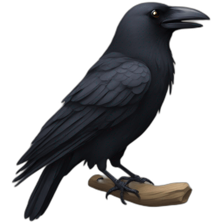 Crow emoji