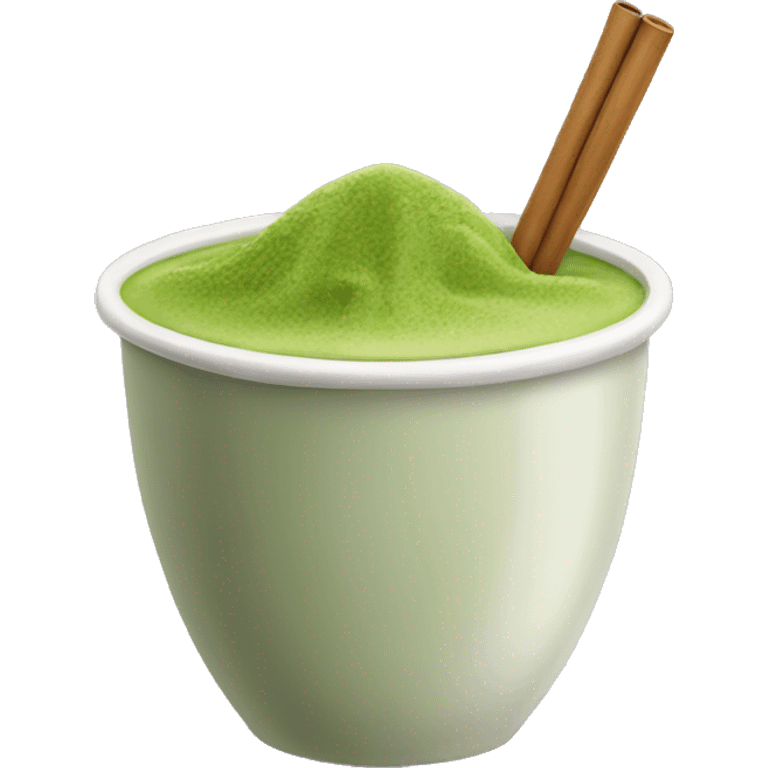 Matcha in a cup emoji