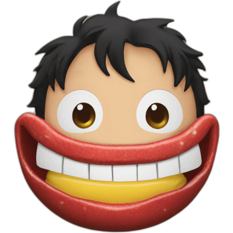 Luffy snack man emoji