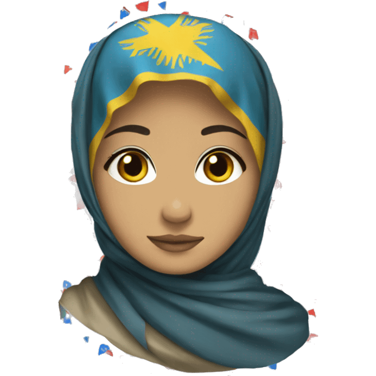 Filipino flag hijab emoji