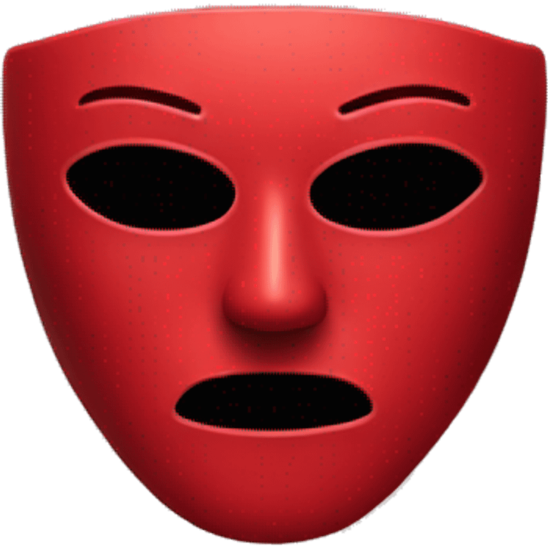 red mask emoji