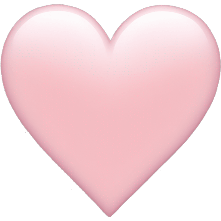 Light pink heart  emoji