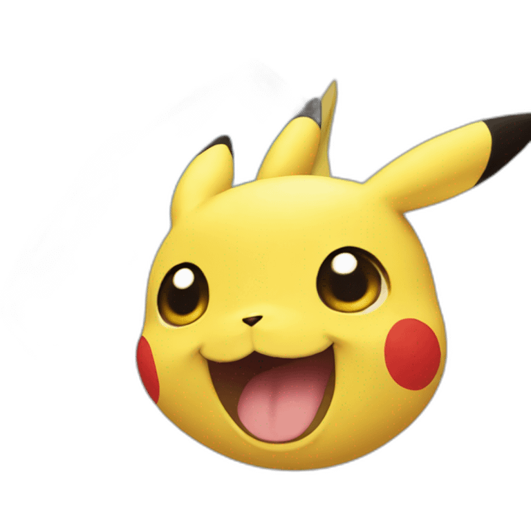 Pikachu smile emoji