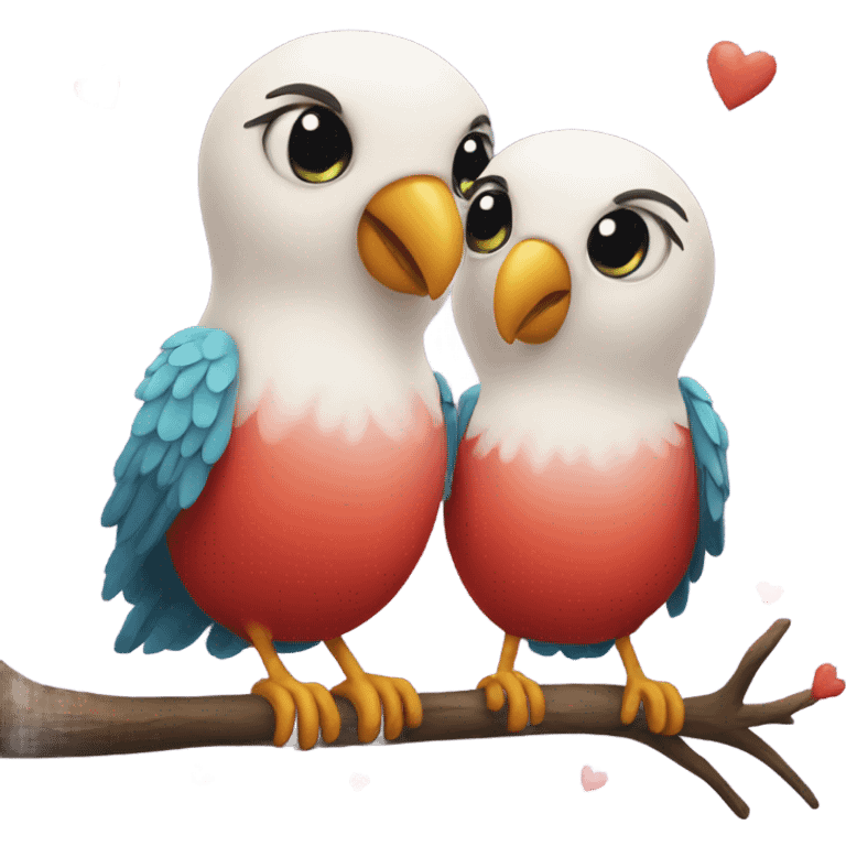 love birds emoji