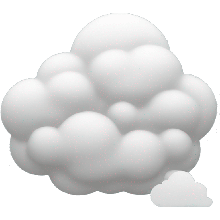 thought as a cloud emoji