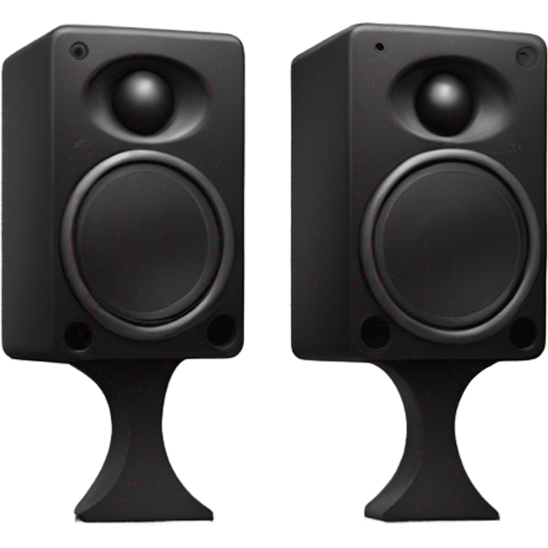 2 speakers dancing emoji