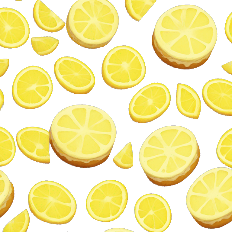 Lemon cake emoji