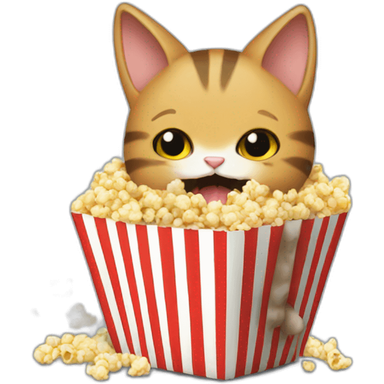 cat-eating-popcorn emoji