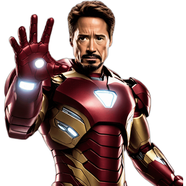 endgame iron man snap his fingers emoji