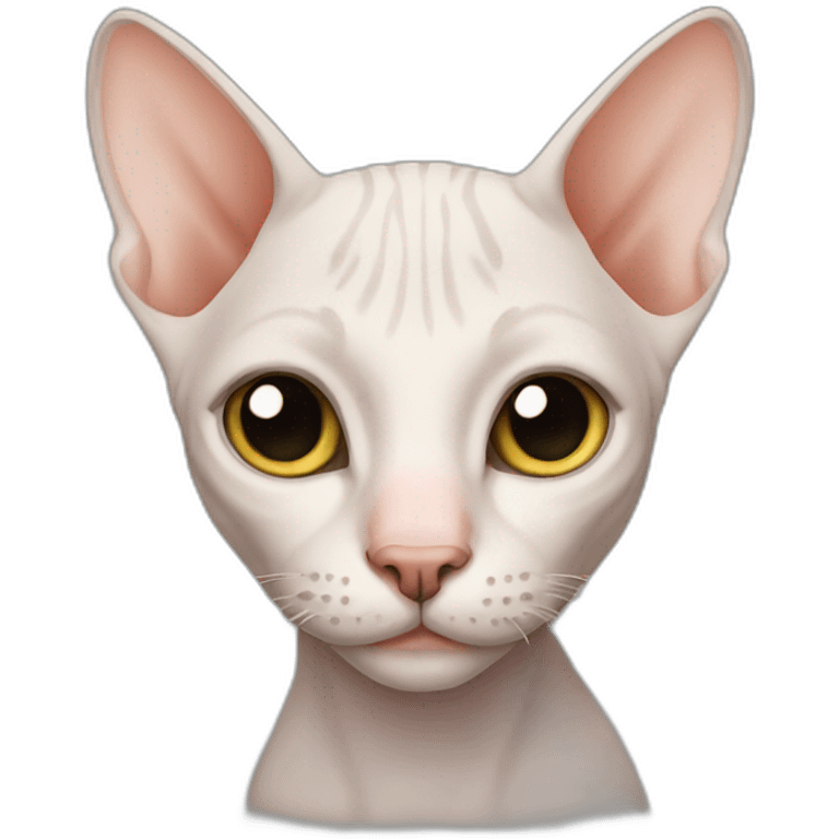 hairless cat emoji