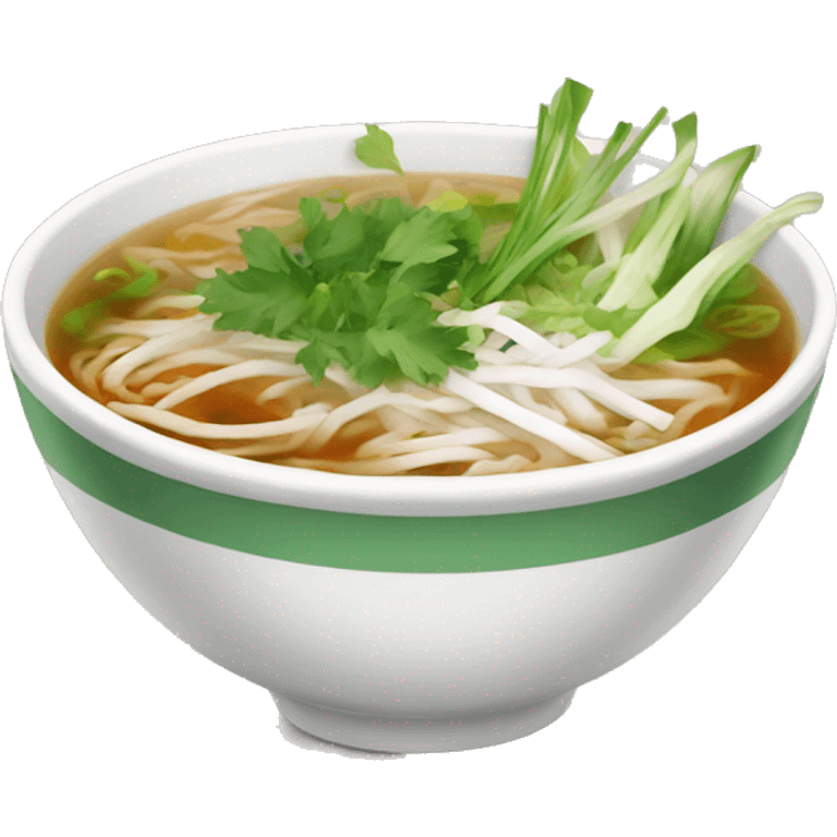 Bowl of pho emoji