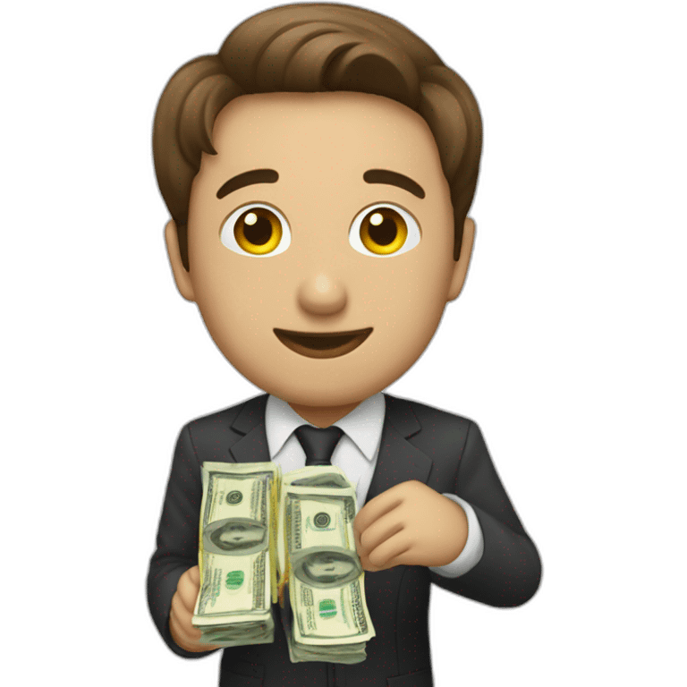 Massa con dinero emoji