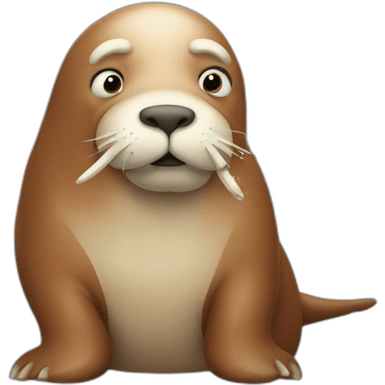 Walrus birthday emoji